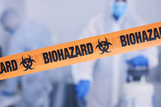 Professional Biohazard technician working in Cable, OH